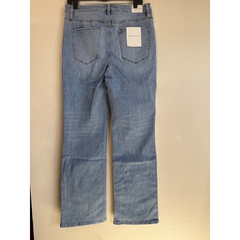 Bridge By Gly High-Rise Easy Flare Womens Jeans Size 14 - Picture 3 of 11